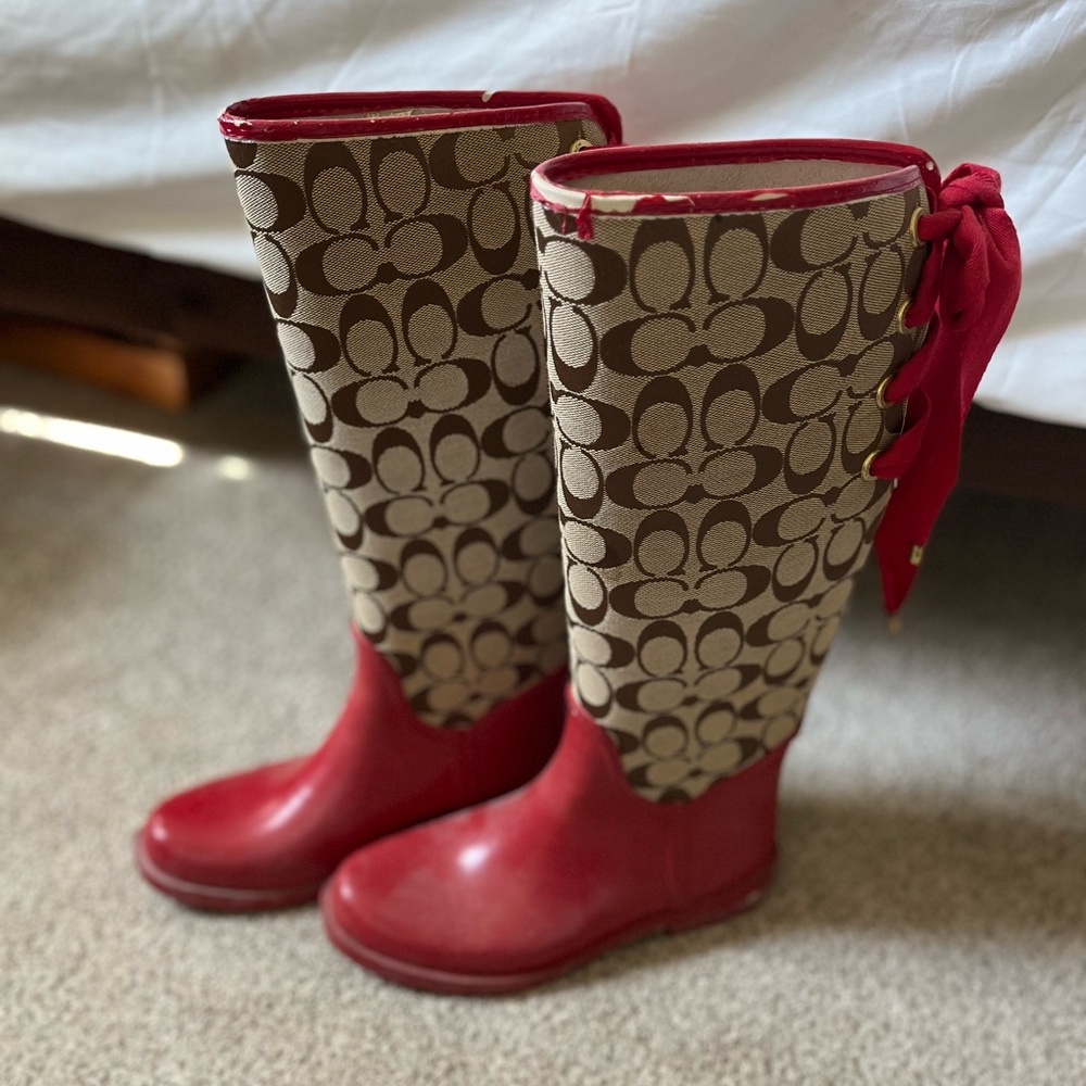 COACH Rain Boots